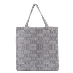 Texture Wood Grain Grey Gray Grocery Tote Bag by Nexatart