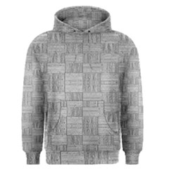 Texture Wood Grain Grey Gray Men s Pullover Hoodie by Nexatart