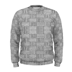 Texture Wood Grain Grey Gray Men s Sweatshirt by Nexatart