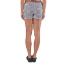 Texture Wood Grain Grey Gray Yoga Shorts View2