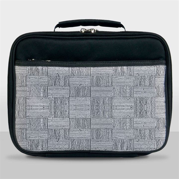 Texture Wood Grain Grey Gray Lunch Bag