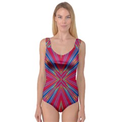 Burst Radiate Glow Vivid Colorful Princess Tank Leotard  by Nexatart