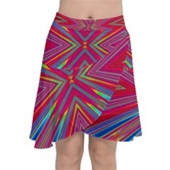 Burst Radiate Glow Vivid Colorful Chiffon Wrap by Nexatart