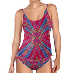 Burst Radiate Glow Vivid Colorful Tankini Set by Nexatart