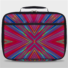 Burst Radiate Glow Vivid Colorful Full Print Lunch Bag by Nexatart