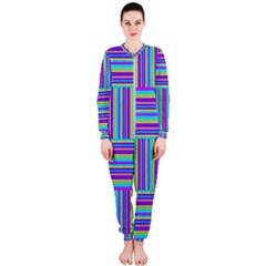 Geometric Textile Texture Surface Onepiece Jumpsuit (ladies) 