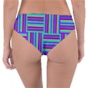 Geometric Textile Texture Surface Reversible Classic Bikini Bottoms View2