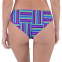 Geometric Textile Texture Surface Reversible Classic Bikini Bottoms View4