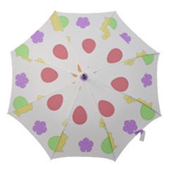 Easter Patches  Hook Handle Umbrellas (medium) by Valentinaart