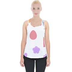 Easter Patches  Piece Up Tank Top