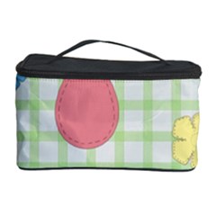 Easter Patches  Cosmetic Storage Case by Valentinaart