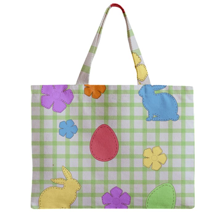 Easter Patches  Zipper Mini Tote Bag