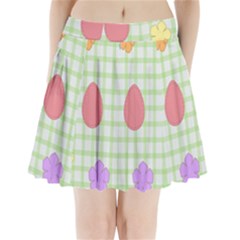 Easter Patches  Pleated Mini Skirt by Valentinaart