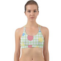 Easter Patches  Back Web Sports Bra