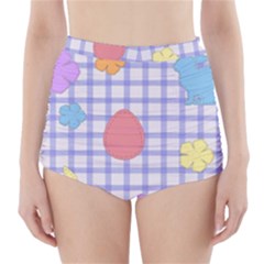 Easter Patches  High-waisted Bikini Bottoms by Valentinaart