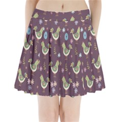 Easter Pattern Pleated Mini Skirt by Valentinaart