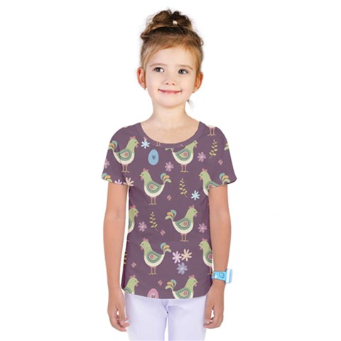 Easter Pattern Kids  One Piece Tee by Valentinaart