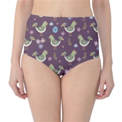 Easter Pattern High-waist Bikini Bottoms by Valentinaart