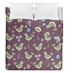 Easter Pattern Duvet Cover Double Side (queen Size) by Valentinaart