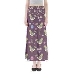 Easter Pattern Full Length Maxi Skirt by Valentinaart