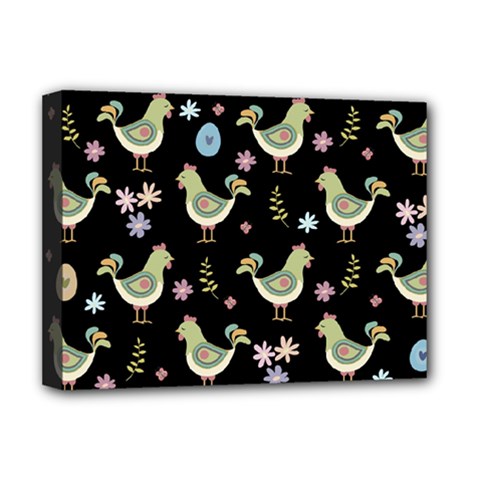 Easter Pattern Deluxe Canvas 16  X 12   by Valentinaart