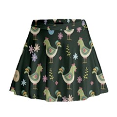 Easter Pattern Mini Flare Skirt by Valentinaart