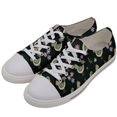 Easter Pattern Women s Low Top Canvas Sneakers by Valentinaart