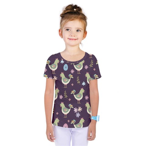 Easter Pattern Kids  One Piece Tee by Valentinaart