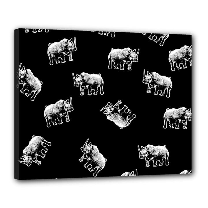 Rhino pattern Canvas 20  x 16 