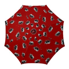 Rhino Pattern Golf Umbrellas by Valentinaart