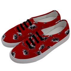 Rhino Pattern Men s Classic Low Top Sneakers by Valentinaart