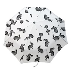 Rabbit Pattern Folding Umbrellas by Valentinaart