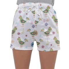 Easter Pattern Sleepwear Shorts by Valentinaart