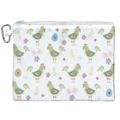 Easter Pattern Canvas Cosmetic Bag (xxl) by Valentinaart