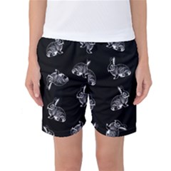 Rabbit Pattern Women s Basketball Shorts by Valentinaart