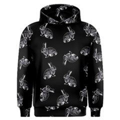 Rabbit Pattern Men s Overhead Hoodie