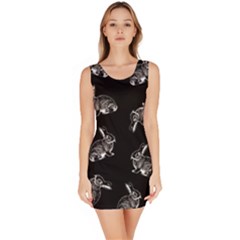 Rabbit pattern Bodycon Dress