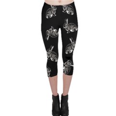 Rabbit pattern Capri Leggings 