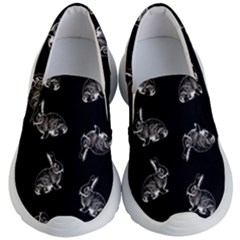 Rabbit Pattern Kid s Lightweight Slip Ons by Valentinaart