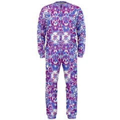 Cracked Oriental Ornate Pattern Onepiece Jumpsuit (men)  by dflcprints