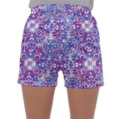 Cracked Oriental Ornate Pattern Sleepwear Shorts by dflcprints