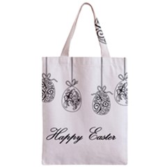 Easter Eggs Zipper Classic Tote Bag by Valentinaart