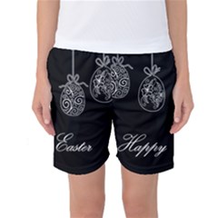 Easter Eggs Women s Basketball Shorts by Valentinaart