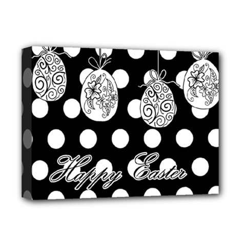 Easter Eggs Deluxe Canvas 16  X 12   by Valentinaart