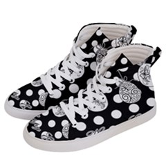 Easter Eggs Men s Hi-top Skate Sneakers by Valentinaart