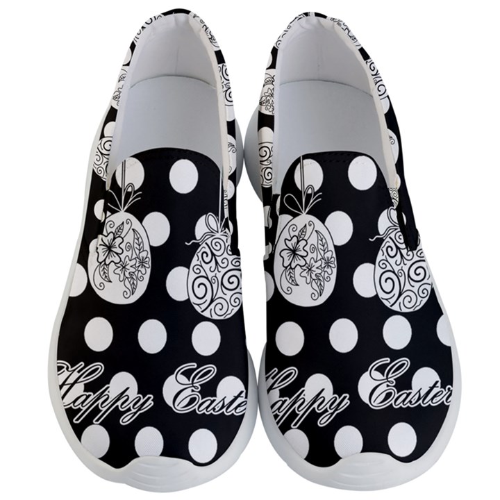 Easter eggs Men s Lightweight Slip Ons