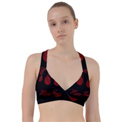 Easter Eggs Sweetheart Sports Bra by Valentinaart