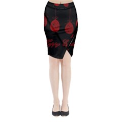 Easter Eggs Midi Wrap Pencil Skirt by Valentinaart