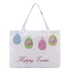 Easter Eggs Medium Tote Bag by Valentinaart