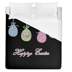 Easter Eggs Duvet Cover (queen Size) by Valentinaart